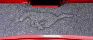 MDM Trunk Floor Mat for the 2005 and Up Ford Mustang.