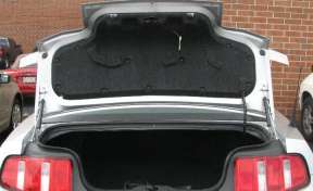 Click on Picture to enlarge. 2010 Ford Mustang Trunk Lid mat, factory liner