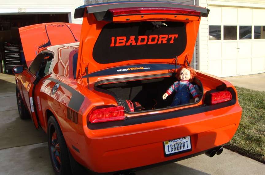 Dodge charger trunk clearance lid liner
