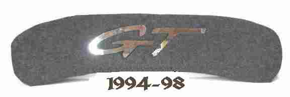 Click on Picture to Enlarge.  1994-1998 Ford Mustang GT, Sunk Plexi Mirror Design