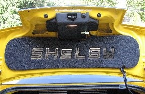 Click on Picture to Enlarge. 2007-2009 Ford Shelby Cobra. Sunk Plexi Mirror SHELBY with lines